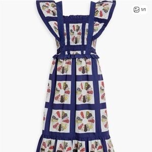 Sea New York Blue and Multicolor Patchwork Skirt